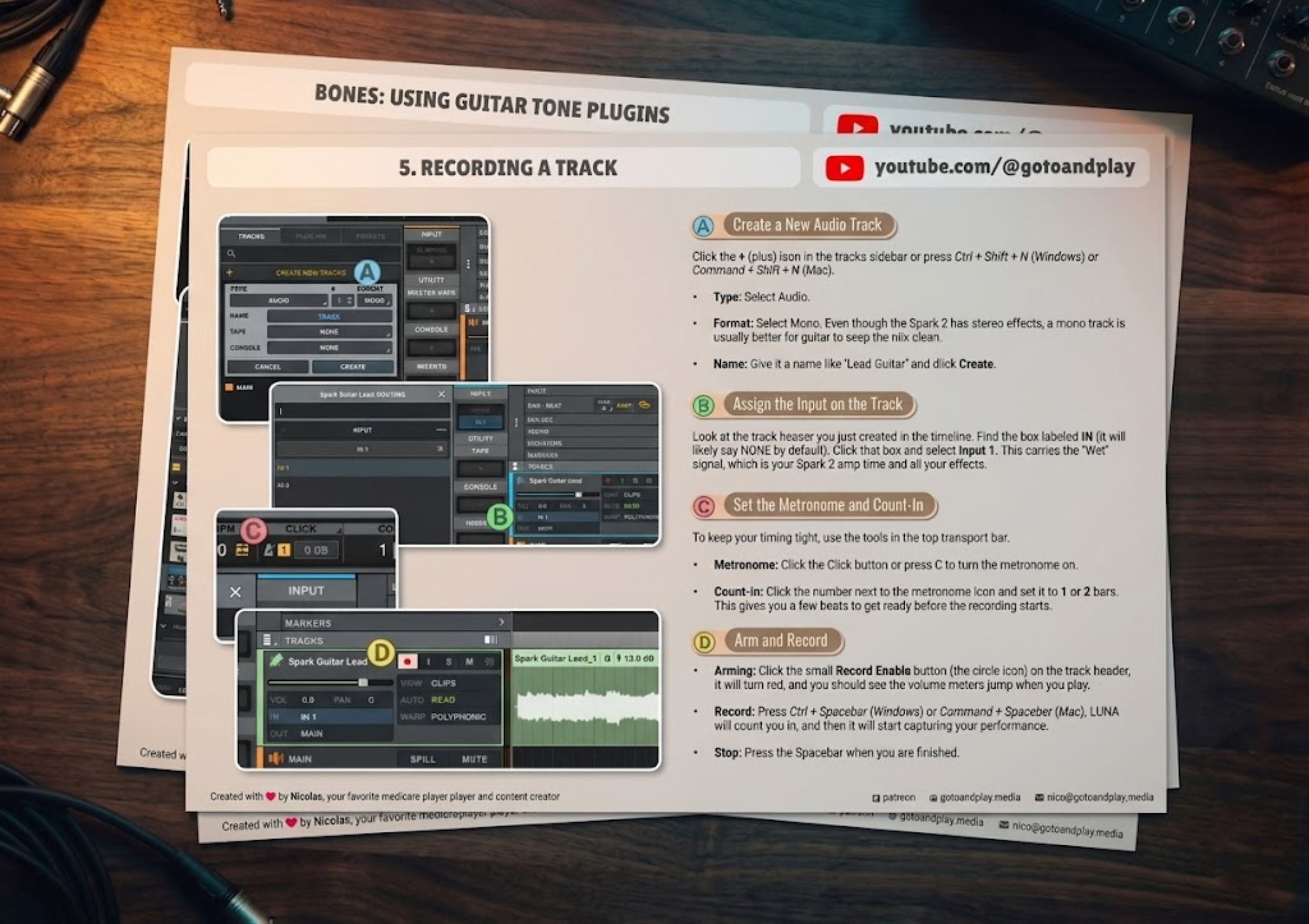 Airstep Cheat Sheet